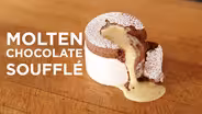 Molten Chocolate Soufflé