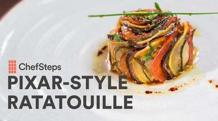 Video thumbnail: ChefSteps Get Creative with Pixar-Style Ratatouille