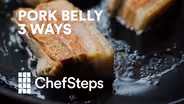 Pork Belly Three Ways