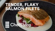 Tender, Flaky Salmon Filets with Sous Vide