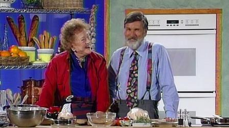 Video thumbnail: Cooking in Concert Julia Child and Graham Kerr Collaborate to Cook Duck
