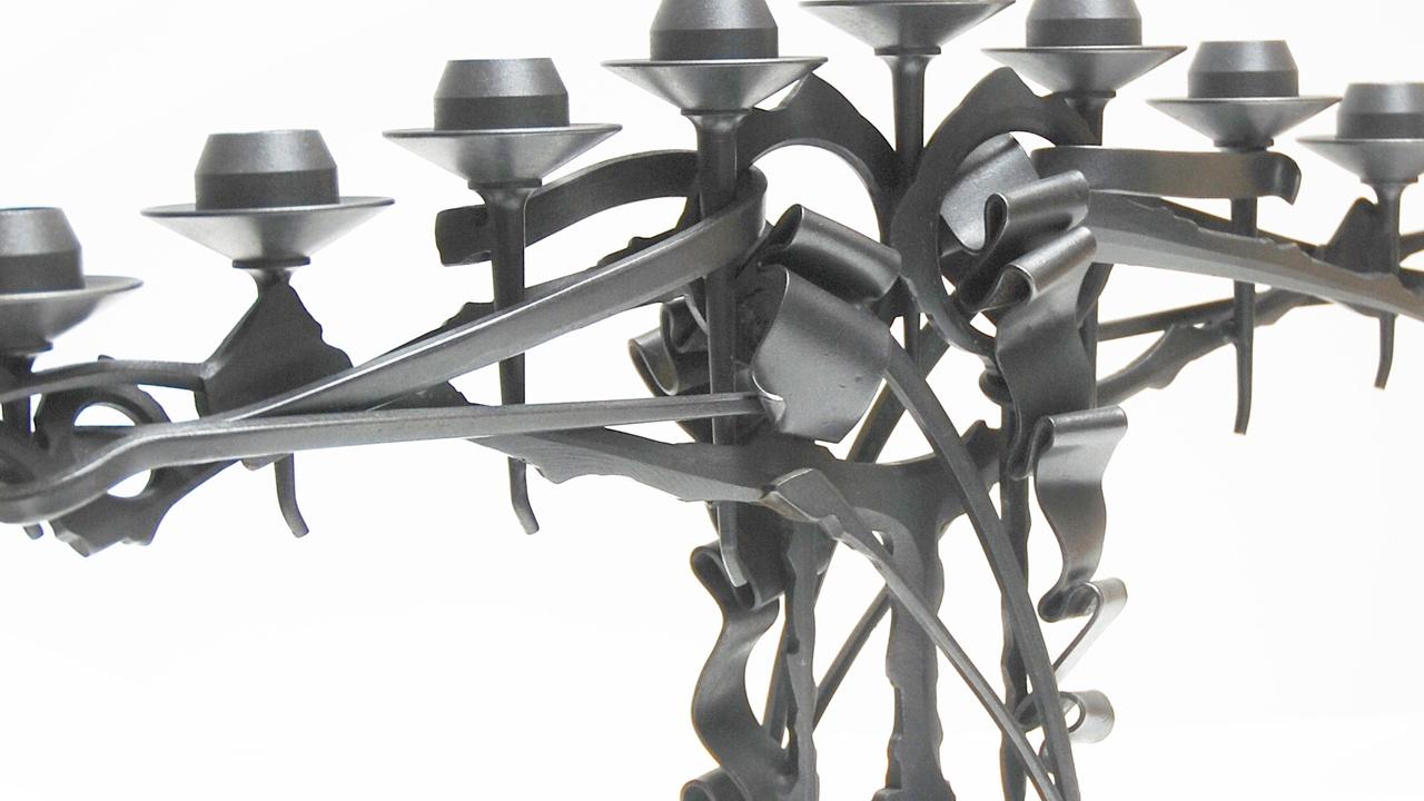 Craft in America | Albert Paley designs forged hardware and chandeliers