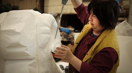 Video thumbnail: Craft in America Yumei Hou on the large ram in the Chinese New Year parade