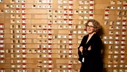 Nawal Motawi demonstrates the Kanban system
