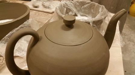 Video thumbnail: Craft in America Linda Sikora Assembles Teapot