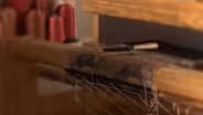 Lia Cook on her Jacquard loom
