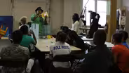 Therman Statom teaches students about expression