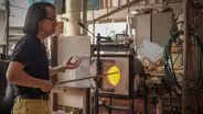 Recycling malasada oil for glass blowing at Punahou School