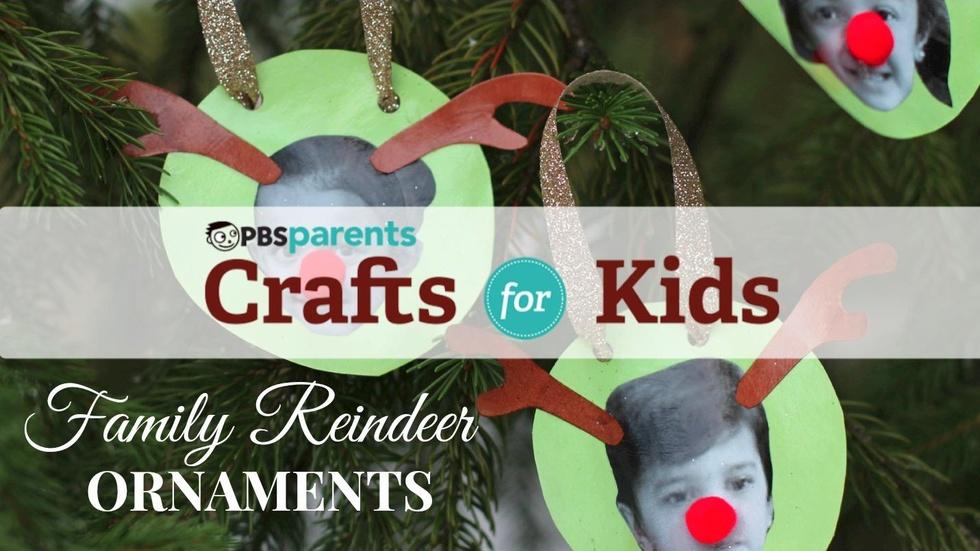 Family Reindeer Ornaments image