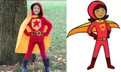 No-Sew WordGirl Costume