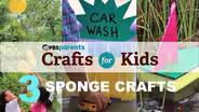Three Summer Sponge Crafts