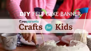 DIY Felt Cake Banner