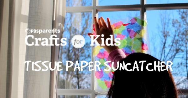 Tissue Paper Suncatcher Season 1 Episode 88 Crafts For Kids Tpt