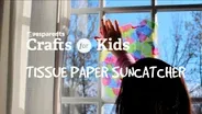 Tissue Paper Suncatcher