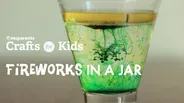 DIY Fireworks in a Jar