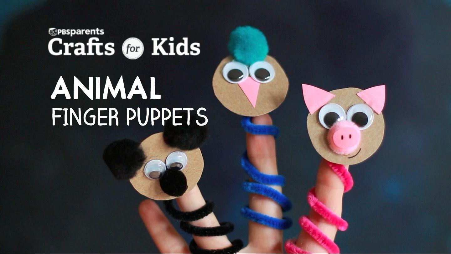 Animal Finger Puppets | Crafts for Kids | PBS KIDS for Parents