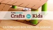 Cardboard Parking Garage