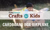 Cardboard Box Airplane 