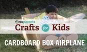 Cardboard Box Airplane 