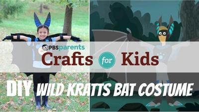 No-Sew Wild Kratts Bat Costume