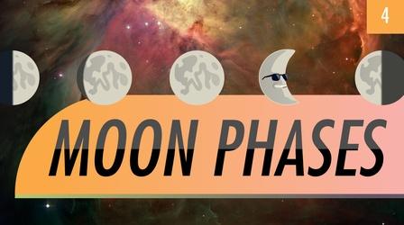 Video thumbnail: Crash Course Astronomy Moon Phases: Crash Course Astronomy #4