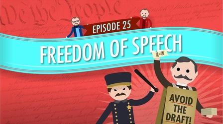 Video thumbnail: Crash Course Government and Politics Freedom of Speech: Crash Course Government #25