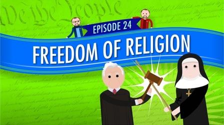 Video thumbnail: Crash Course Government and Politics Freedom of Religion: Crash Course Government #24