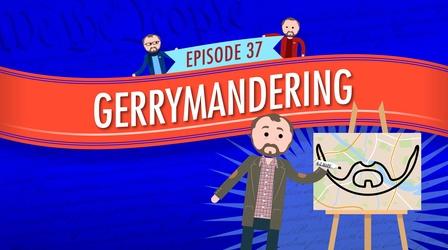 Video thumbnail: Crash Course Government and Politics Gerrymandering: Crash Course Government #37