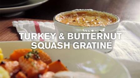 Video thumbnail: Farm to Table Family Baby Thanksgiving: Turkey & Sweet Potato Gratiné 