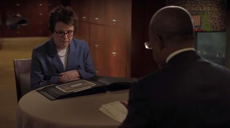 Video thumbnail: Finding Your Roots Billie Jean King's Grandmother's Secret
