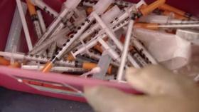 Video thumbnail: FRONTLINE Syringe Exchange in Action