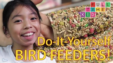 Video thumbnail: Full-Time Kid Easy DIY Bird Feeders!