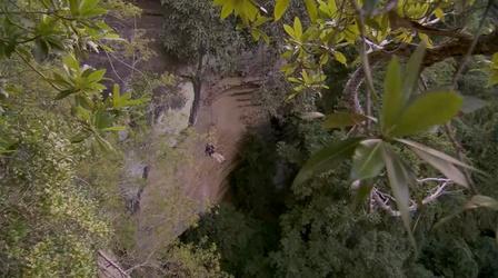 Video thumbnail: Gorongosa Park Jumping Off a Cliff