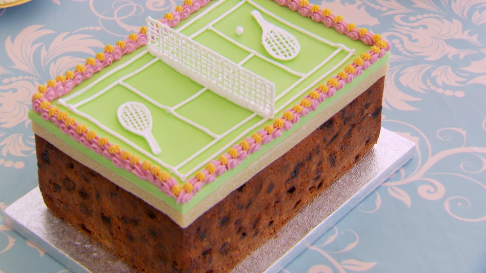 Tennis Court Cake – Creme Castle