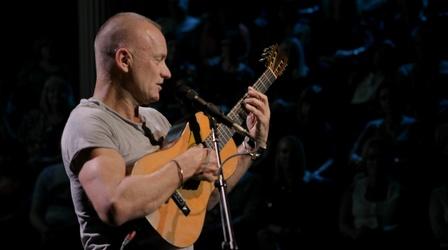 Video thumbnail: Great Performances Sting Performs "The Last Ship" Live at the Public Theater