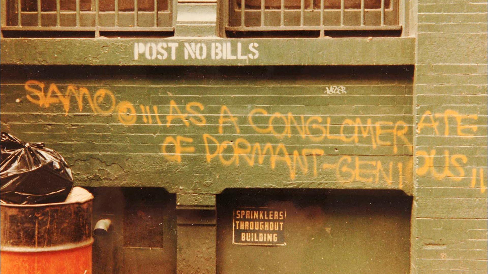 Jean Michel Basquiat Graffiti Samo