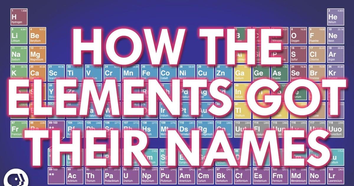 Be Smart | How The Elements Got Their Names | Season 2 | Episode 22 | PBS