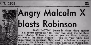Jackie Robinson and Malcolm X