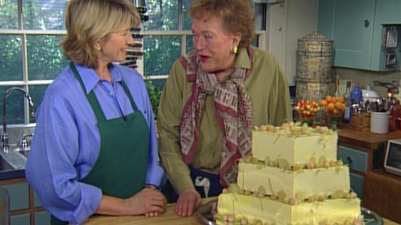 Baking With Julia | A Three-Tiered Wedding Cake with Martha Stewart, Part 1