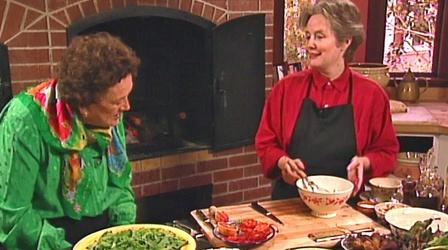 Video thumbnail: Julia Child: Cooking With Master Chefs Salad with Alice Waters