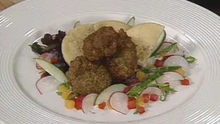 Eggplant Falafel with Tahini Dressing with Monique Barbeau