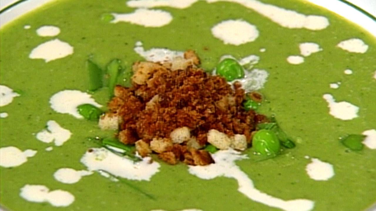 In Julia's Kitchen With Master Chefs | Chilled Green Pea Soup with Daniel Boulud