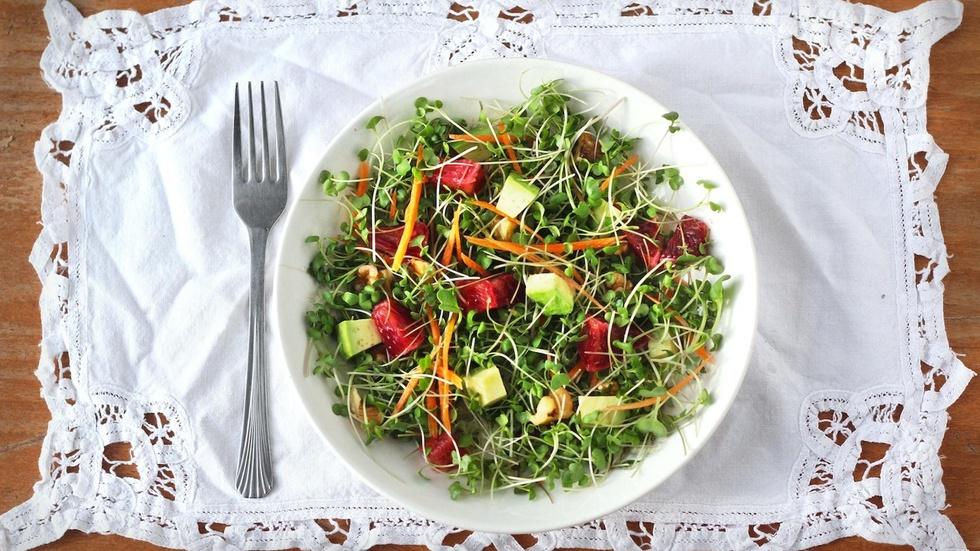 Microgreens Salad image