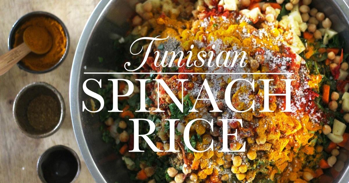 Kitchen Tunisian Spinach Rice Season 1 Episode 17 PBS