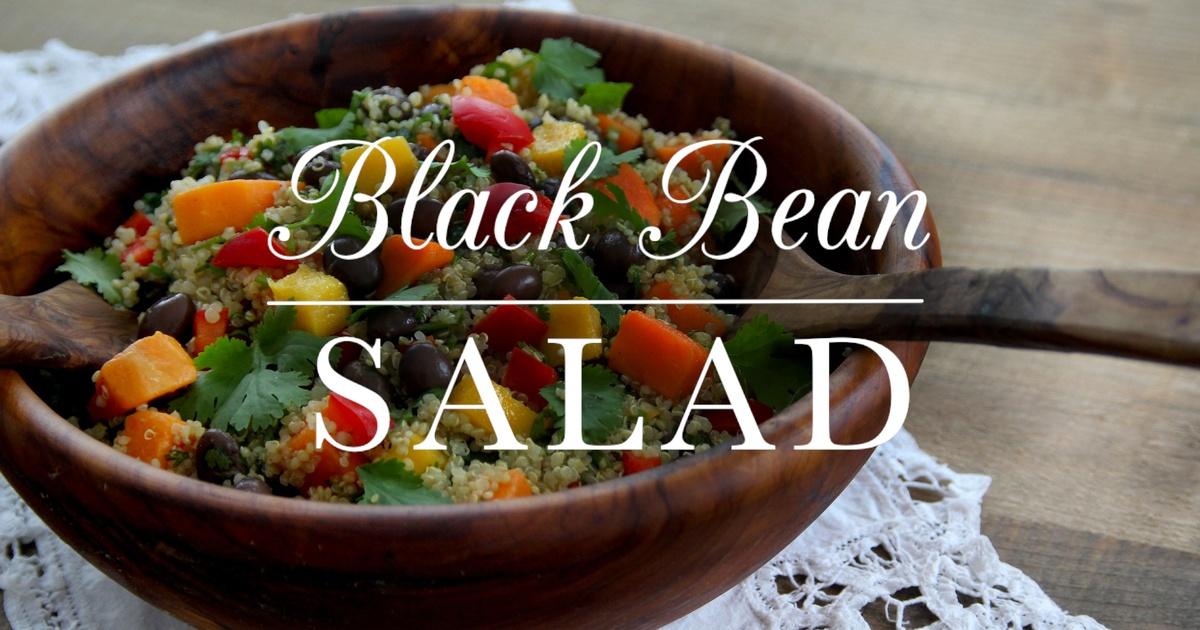 Kitchen Black Bean Quinoa Rainbow Salad Season 2