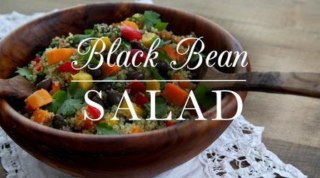 Video thumbnail: Kitchen Vignettes Black Bean Quinoa Rainbow Salad