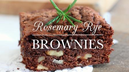 Video thumbnail: Kitchen Vignettes Rosemary Rye Brownies