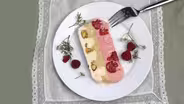 Raspberry, Pistachio and Vanilla Semifreddo
