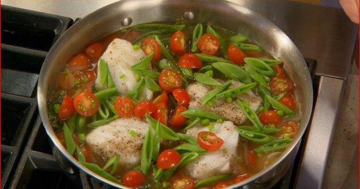 Poaching Cod Fish Martha Stewart's Cooking School PBS