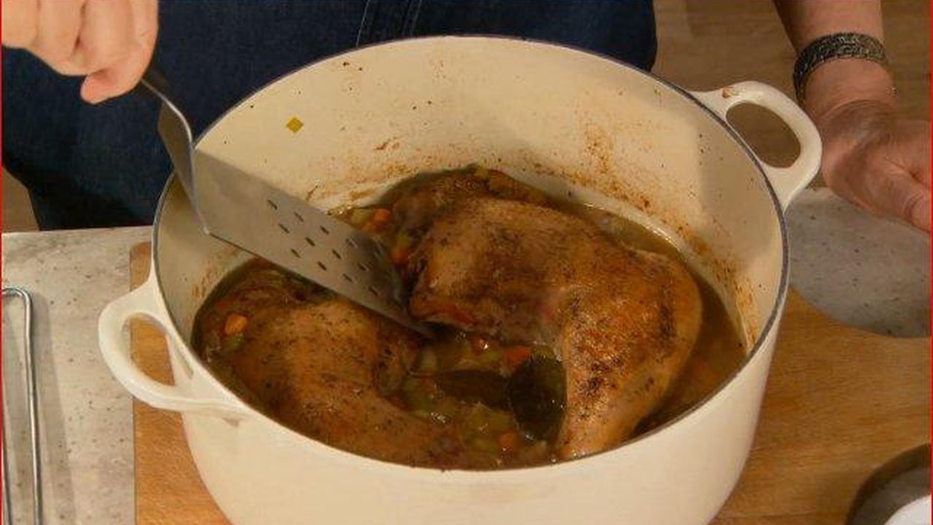 Braising Turkey Legs Martha Stewart's Cooking School THIRTEEN New